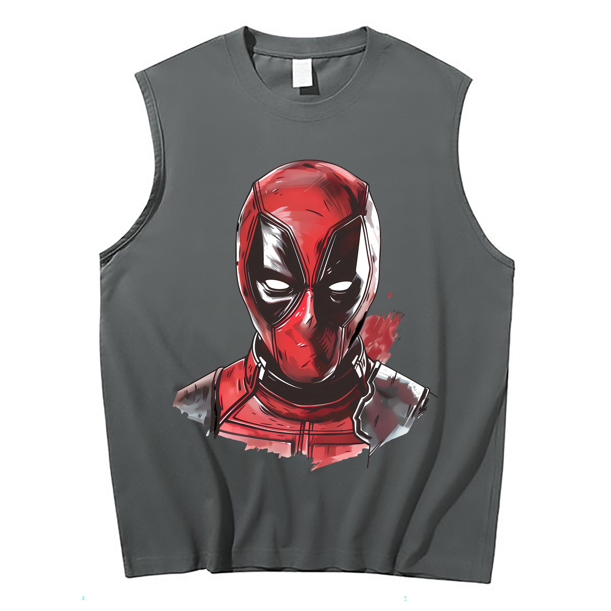 （画像用） Deadpool デッドプール コットン100％タンクトップ（フロントプリント）